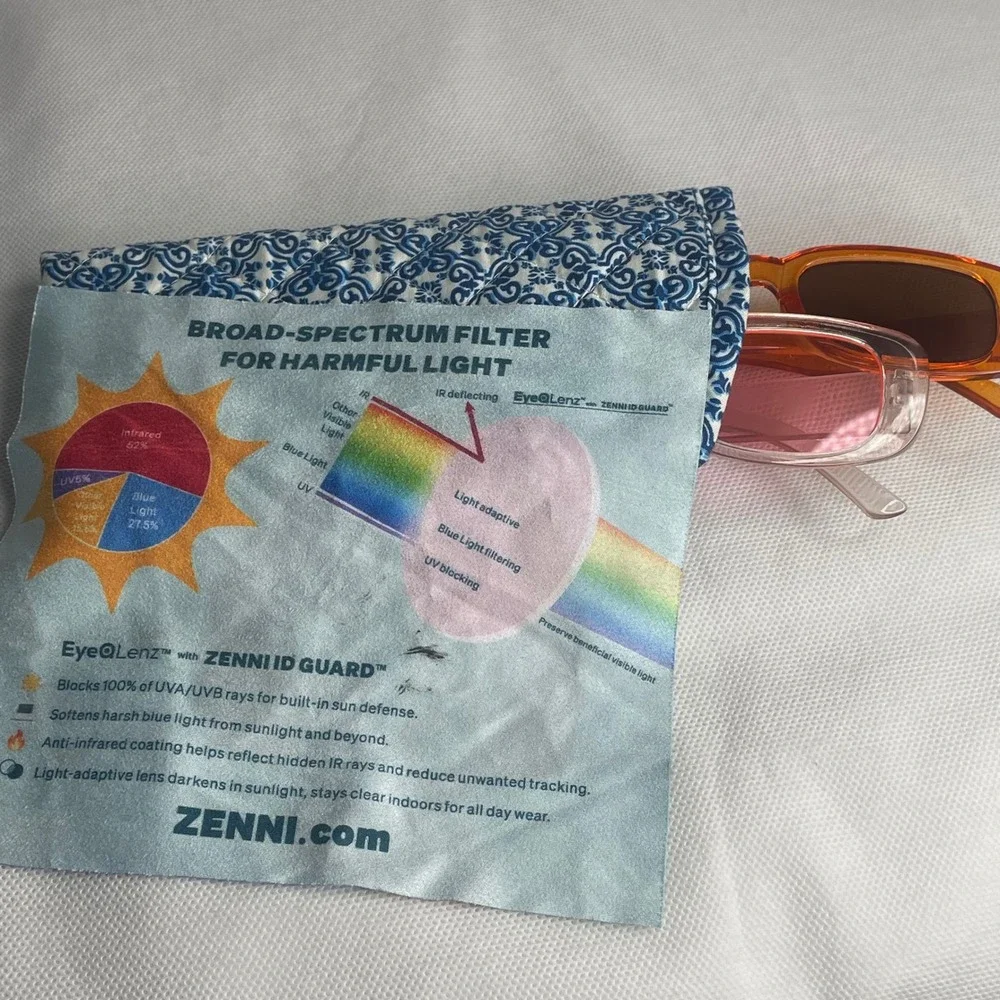 (2) TWO Pair Couples Beach Vacation Sunglasses Orange Black Clear Pink Travel